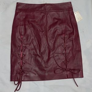 New Guess Marciano Ambrose 100% Lamb Leather Lace up M 6